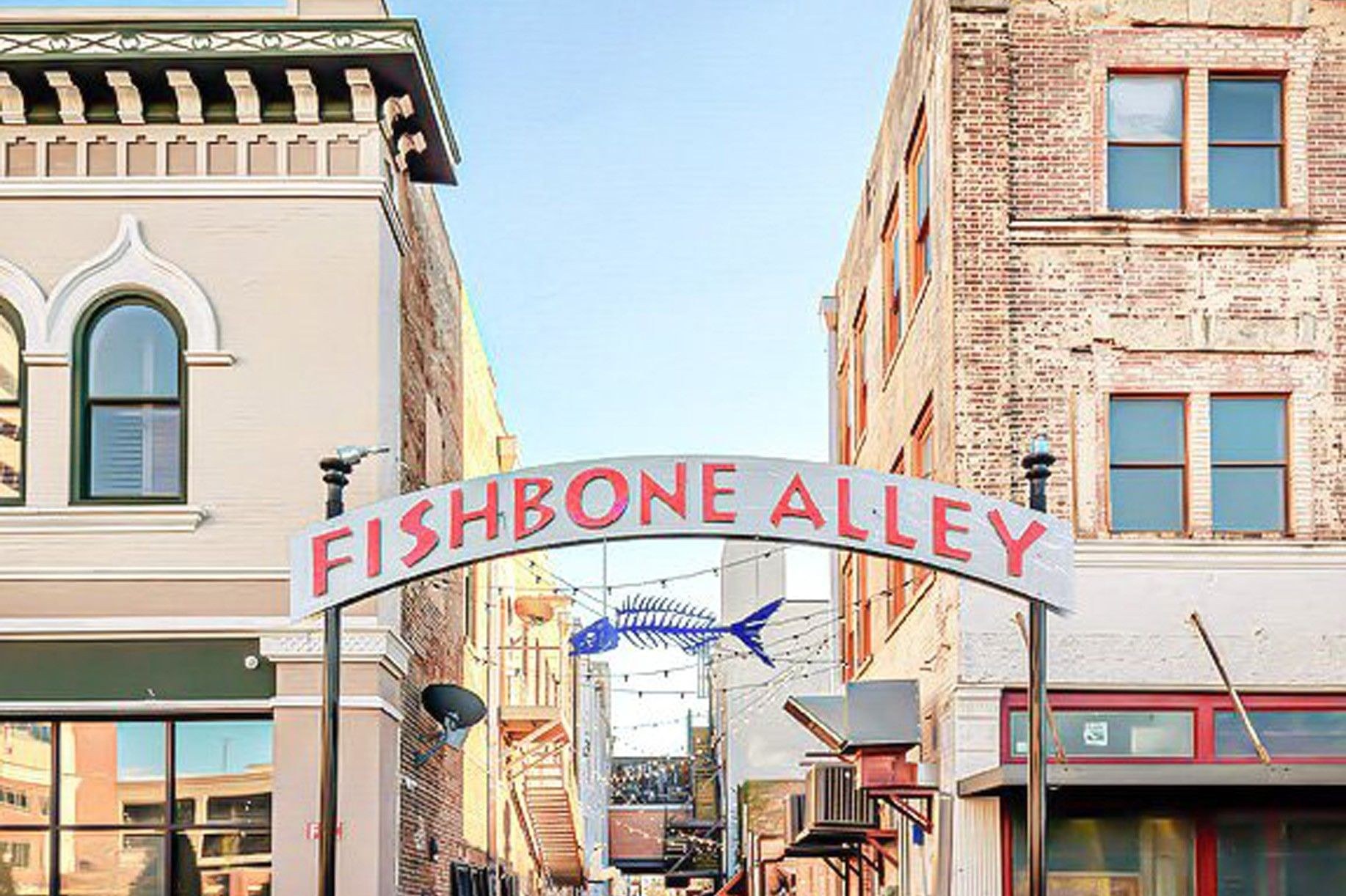Fishbone Alley in downtown Gulfport