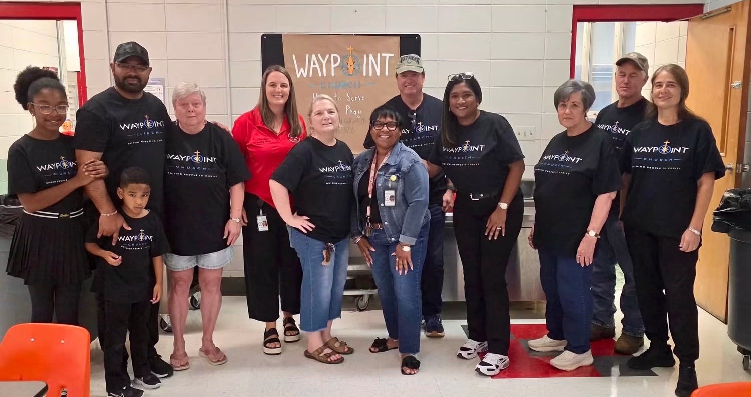 The Waypoint Here to Serve team